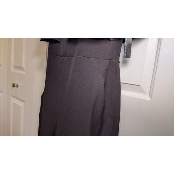 Maggie London Crepe Cold Shoulder Jumpsuit - Picture 5 of 8